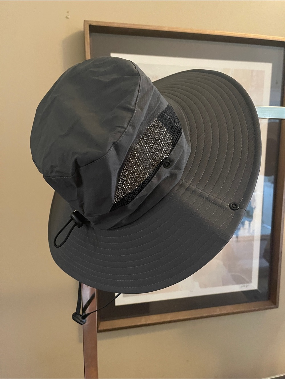 Men's Wide Brim Sun Hat - Dark Gray nwot